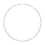 Unicorn Eclipse Ultra Dartscheibe Nummernring, weiß, Einheitsgröße