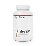 GymBeam Cordyceps (Kapseln) - Funktioneller Extrakt aus dem Cordyceps Sinensis-Pilz, 2000 mg pro Tagesdosis, mit 40% igen Polysaccharidgehalt, gluten- und laktosefrei, vegan