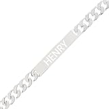 Ocadeau Herrenarmband aus 925er Sterlingsilber mit Gravur - Textgravur auf diesem Armband aus Sterlingsilber - Personalisiertes Herrenarmband