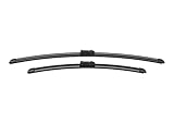 Bosch Aerotwin A102S Front-Scheibenwischer - Set mit 2 Ersatz-Scheibenwischern und vormontiertem Adapter - 2 Wischblätter, 650 mm und 475 mm