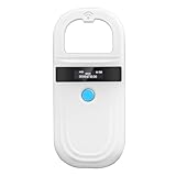 Namvo Haustier-Chip-Lesegerät, Tier-Chip-Mini-Lesegerät mit OLED-Bildanzeige, Haustier-Chip-Transponder-Mikrochip für Haustier-Beagle-Hund