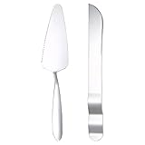 WOLMIK Kuchenheber Tortenheber, Edelstahl Kuchen Schneiden Set 20 cm, ideal auch als Lasagneheber, Pizzaheber, spülmaschinengeeignet