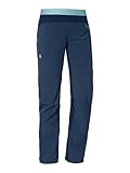 Schöffel Damen Softshell Pants Rinnen L, wind- und wasserabweisende Winter-Wanderhose mit Bodymapping-Technologie, atmungsaktive Multi-Sporthose für Outdoor und Bergsport, navy blazer, 40