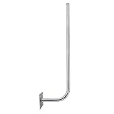 PremiumX 30cm Wandhalter 120cm Mast Stahl verzinkt Ø 38mm Wand-Halterung extra lang
