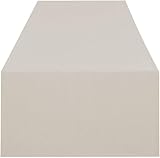 Tischläufer Wien Home, Moderne Tischdecke mit Fleckschutz für das ganze Jahr, beige sandgrau, 40x140 cm