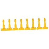 4 Sätze Mop-Clip Gemahlen Fussboden Plasure Mop Holder Moppkopf Größe Abnehmbare Moppkopfklemme Mopp-ersatzhalter Abnehmbarer Moppkopf-Clip Clip Für Mopp Plastik Yellow 2 Stück * 4 FRCOLOR