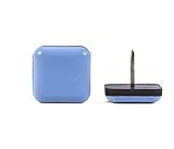 Teflongleiter mit Nagel, 24 Stück 25x25mm Möbelgleiter für Stühle und Schwere Möbel Quadrat Möbelschieber Gleiter für Teppich Laminat Parkett Fliesen