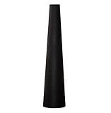 Schwarze Hohe Kegelkeramik Blumenvase Dekorative Blumenvase Taper Vase Tischplatte Kleine Schmale Hals Vasen für Zuhause Hochzeit Tisch Schlafzimmer Wohnzimmer Büro Schreibtisch