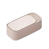 Elektrischer Ultraschall-Brillenreiniger, 3-Gang-Vibrationsmaschine for Schmuck, Uhren und Kontaktlinsen(Pink)