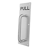 SEWACC Türgriff aus Edelstahl 100X300X15mm mit Zugplatte Ersatzgriff für Gewerbliche Badezimmertüren Brandschutztüren und Schranktüren