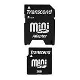 Transcend MiniSD Card 2 GB-Speicherkarte (2 GB, Mini...