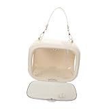 BESTonZON Tragbarer Papageien Transportkäfig Leichter Sicherer Vogelkäfig für Wellensittiche und Nymphensittiche Kompakte Robuste Vogel-Tragetasche für Draußen und Reisen