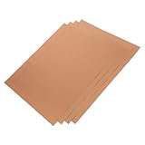 WRITWAA 4 Stück Grillmatten für Außengrill Kupferfarbene Hitzebeständige Antihaft Grillunterlagen 40x33cm Wiederverwendbare Tischschutzmatten für Gas und Holzkohlegrills