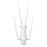 WAVLINK AC1200 Wireless Access Point mit großer Reichweite im Freien Wetterfestes Dualband 2,4 + 5G 1200 Mbit/s WLAN-AP/WLAN-Repeater/Easymesh 3 in 1 mit PoE, Gigabit-Port