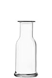 Stölzle Oberglas Glaskaraffe Purity / 6er Set Kleine Karaffe 250 ml/Hochwertige Karaffe Glas geeignet als Wasserkaraffe, Karaffe für Limonade, Weinkaraffe/bruchresistent und spülmaschinenfest