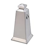 LYFHYSDSP Metallabsperrpfosten, Kegelsicherheitspoller, Verkehrsleitpfosten, für Hotels, Garagen, Parkplätze(White)