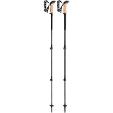 LEKI Black Series Carbon Stöcke, Black-Black Gray-dk Anthracite, 100-135cm