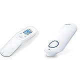 Beurer FT 85 kontaktloses digitales Infrarotthermometer, schnelles Fieberthermometer zur hygienischen & BR 60 Insektenstichheiler, zur Behandlung von Insektenstichen- und bissen