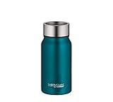 THERMOcafé by THERMOS TC DRINKING MUG teal mat 0,35l, Thermobecher Edelstahl, Isolierbecher, Kaffeebecher to Go Thermo, auslaufsicher, 8h heiß & 16h kalt, spülmaschinenfest, BPA-frei