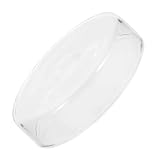 Ipetboom Transparenter Glass Hurricane Kerzenhalter Zylindrischer Windschutz Kerzenschirm Schutzglas für Taper Kerzen Staub Winddicht für Wohn Esszimmer Dekoration