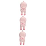 RORPOIR 3 STK Piggy Handyhalter Simulation Schweinemodell Mini-dekor Auto Kuchen Spielzeug Wassertischspielzeug Schweinchen Spielzeug Handy-Sauger Schweinefiguren Rosa Dekor Harz