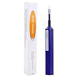 CeoxThao 2 Stück Glasfaserstift Kontaktreiniger Set, Stift mit 800+ Reinigungen für 1,25 mm LC/MU und 2,5 mm SC/ST/FC,Glasfaseranschlussreiniger, One-Click Reinigungsstift