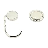 predolo Taschenbügel aus Edelstahl, Faltbarer Taschenhaken, Handtaschenhaken für Einkaufstaschen