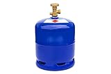 Gas-Shop-24 Propangasflasche/Gasflasche 2,5 kg + Ventil (Propan Camping, Gasflasche GAZ Kleiner als 3 kg/ 5 / 11 kg) … Alternative z.B zur R 907 1