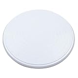 BESPORTBLE 12 Zoll Drehbarer Kuchendrehteller mit Rutschfester Oberfläche Kunststoff Tortenständer mit Skala Niedriger Tortendrehteller für Tortendekoration und Backwerkzeug Weiß