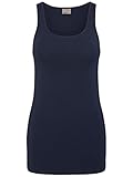 VERO MODA Damen Tank Top VMMaxi My Soft Long Basic Damentop 10185110 Black iris L