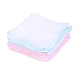 Totority 10 Stk waschtücher baby handtücher baby feuchttücher für babys baby wipes Baby Pflegetücher babywaschlapen babytücher baby handtücher baby towel Gaze Lätzchen Handtuch Stilltuch