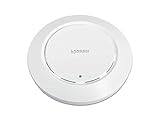 LANCOM LW-500 (WW) WiFi-5 Access Point mit bis zu 867 MBit/s im Rauchmelder-Design, Vier integrierte Antennen, PoE (IEEE 802.3af), Dual Concurrent WLAN (2,4 & 5 GHz) 2x2 MIMO, Weiß