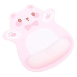 Homoyoyo Ergonomisches Mauspad mit Komfortabler Handgelenkauflage rutschfeste Unterlage Wasserabweisende Oberfläche für Computer Büro Laptop und Gaming Natürliche Handposition