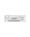 Acer USB-Stick UT300 256GB USB 3.2 Gen1, bis zu 150 MB/s, mit Dual-Anschluss Typ-A & Typ-C Flash Drive für PC/Laptop/MacBook/Smartphone