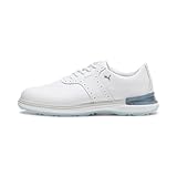 PUMA Golf Herren Avant Sneaker, Puma White-Ash Gray-ICY Blue, 42.5 EU