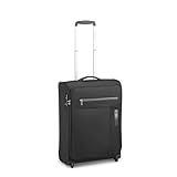 RONCATO Neon Lite Trolley Kabine weich 2 Räder mit TSA, Schwarz Smoke, Altezza: 55 centimetri