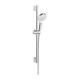 hansgrohe Crometta Duschset 0,65m, 2 Strahlarten, Weiß/Chrom