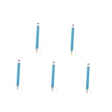 NUOBESTY 5st Großer Holzbleistift Grüner Bleistift Digitale Figuren Mini-umschlag Tischplatte Keksbehälter Mit Luftdichtem Deckel Dreiecksstift Luftdichter Keksbehälter Papierlaterne Blue