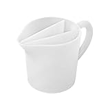 YIXANNX Angenehme Farbgießprojekte, wiederverwendbarer geteilter Becher für Harzpigmente. Der geteilte Becher besteht aus Silikon und sorgt dafür, 3 Rahmen