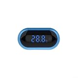 Solaughguy Aquarium-Thermometer für Aquarien, LED-Wasserzähler mit Digitalanzeige, 0–99,9 °C Reichweite, kabelloses Design für Süß- und Salzwasser (℃)