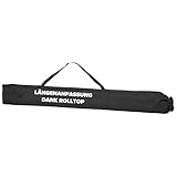 ATOMIC A Sleeve in Black I 205cm Skiertasche I Wasserabweisender Rolltop Skisack zur Längenanpassung I Kratzfeste & kompakte Ski-Transporttasche I Premium Skiersack mit praktischen Schulterträger