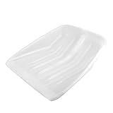 TOYANDONA Robuste Schneeschaufel mit Breiter Schaufelkopffläche Rutschfestem Ergonomischem Griff Tragbares Schneeräumer Tool für Effiziente Schneeräumung im Garten Gehweg und Autoeinsatz