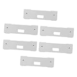 VALICLUD 6 Stück Metall Fenster Jalousien Reparatur Clips Robuste Vertikale Lamellenbefestigung Kompatibel mit Meisten Vertikalen Lamellenvorhängen Einfache Montage ohne Werkzeug