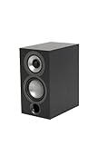 ELAC Uni-Fi 2.0 Regallautsprecher UB52, Bookshelf Speaker für Musikwiedergabe über Stereo-Anlage, 5.1 Surround-Soundsystem, exzellenter und klarer Klang, 3-Wege Lautsprecher, Schwarz
