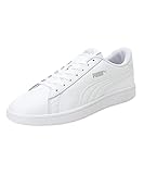 PUMA Unisex Puma Smash v2 L Low-Top, Puma White-Puma White, 43 EU