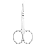 ZWILLING Nagelhautschere (Präziser Schnitt für Hautreste, Scharf Spitz Zulaufende Schneide, Hypoallergen), Poliert, Silber, 90 mm