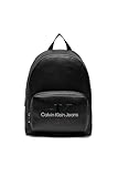 Calvin Klein Jeans Damen Sculpted Campus BP40 Mono K60K612223 Rucksack, Schwarz (Black/Neutral)