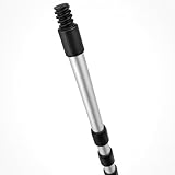 Neustanlo Teleskopstange 4m | ausziehbare Aluminium-Stange mit Gewindekopf | stabil & leicht | vielseitig für Haushalt, Garten, Boot & Pool | ideal für Farbrollen, Besen & Kescher