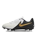 Nike Jungen Unisex Kinder Jr Phantom Gx Ii Club Fg/Mg Fußballschuh, White Black MTLC Gold Coin, 34 EU