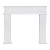 IDMarket - Dekorative Kaminsimskonsole mit Stauraum